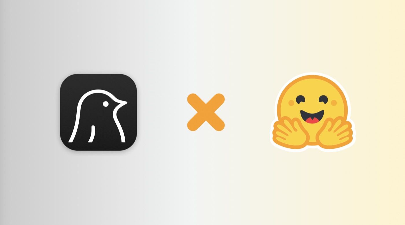 oMLX and Hugging Face logos
